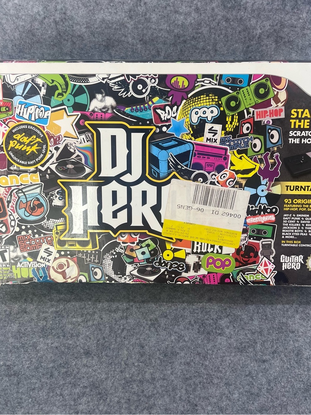 Nintendo Wii DJ Hero turntable kit in original box